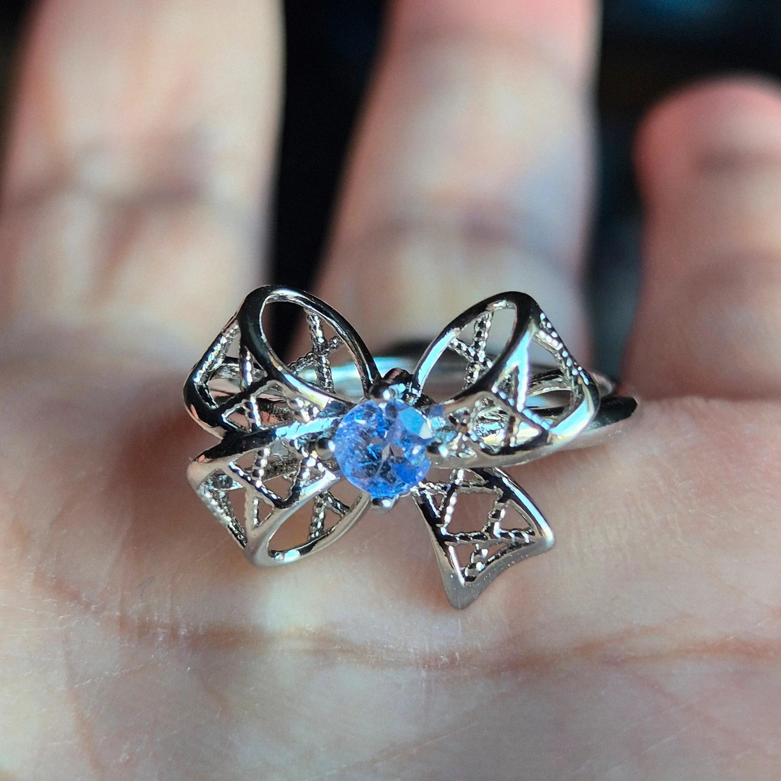 Anillo de mariposa de tanzanita natural – photo 8